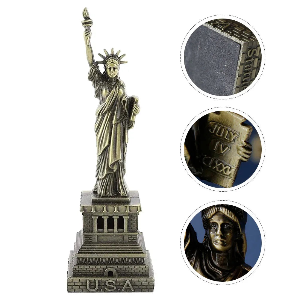 15/18/25cm Garden Statue Of Liberty Adornment Model Model Decorative Garden Statue Of Liberty Adornment Model Desktop Figurine