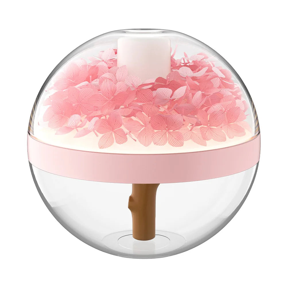 270ML Air Humidifier Home Hydration Humidifier Colour LED Light Mist Maker USB Mute Air Humidifier Eternal Flower Humidificador