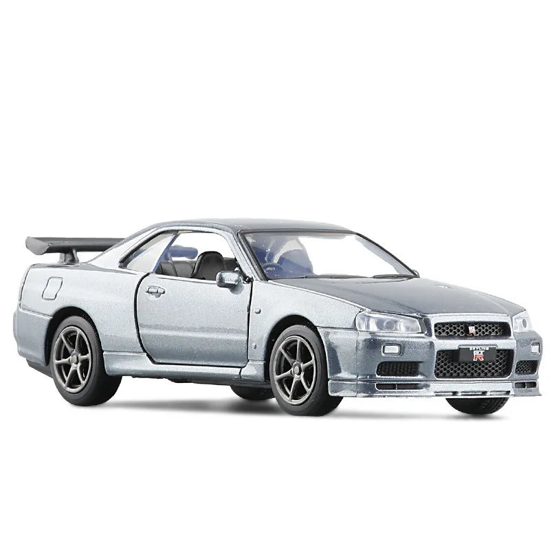 1:36 BMW M3 E30 1987 Porsche 911 Turbo Audi Quattro BMW M4 Metal Toy Alloy Car Diecasts & Toy Vehicles Car Model For Children