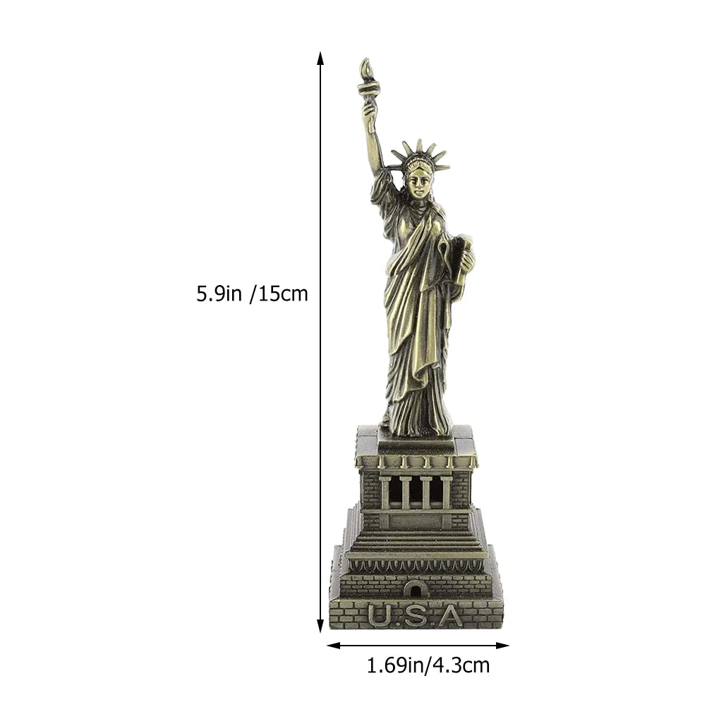 15/18/25cm Garden Statue Of Liberty Adornment Model Model Decorative Garden Statue Of Liberty Adornment Model Desktop Figurine