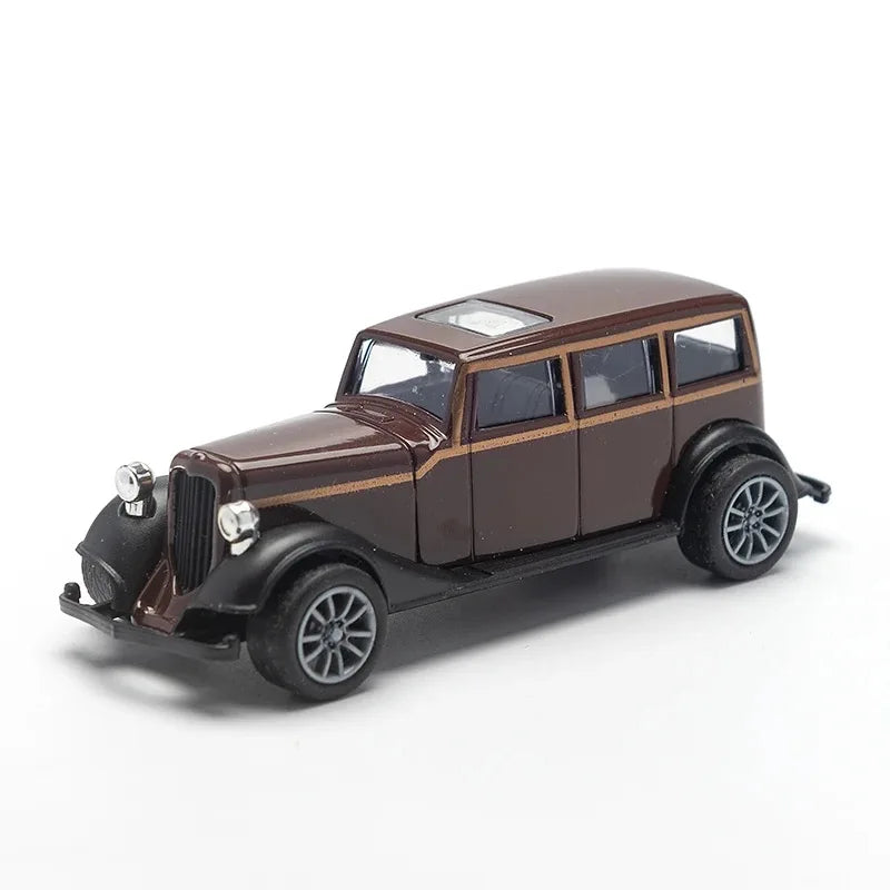 1:43 Alloy Vintage Diecast Car Model Car Classic Cadillacs V8 Pull Back Car Model Miniature Vehicle Replica Gift For Kids Adults