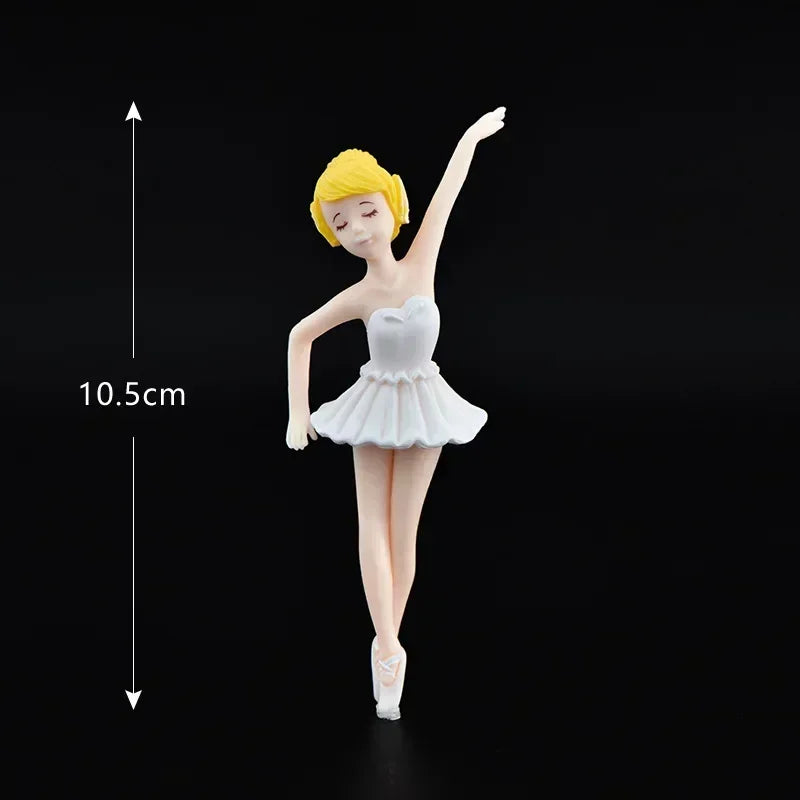 Miniature DIY Doll House Ornament Micro Landscape Garden Ornament Girls Figurines Ballerina Girls Micro Landscape Dancing Girl