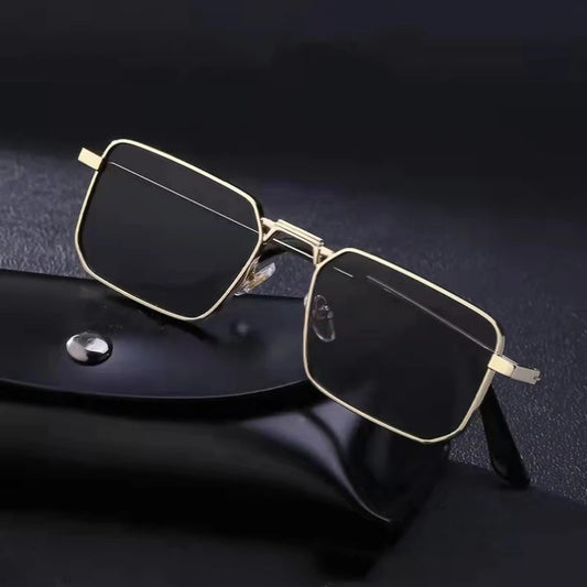 High Quality Rectangle Sunglasses Women Metal Frame Glasses Vintage Brand Square Sun Glasses for Men Shades Female Eyewear