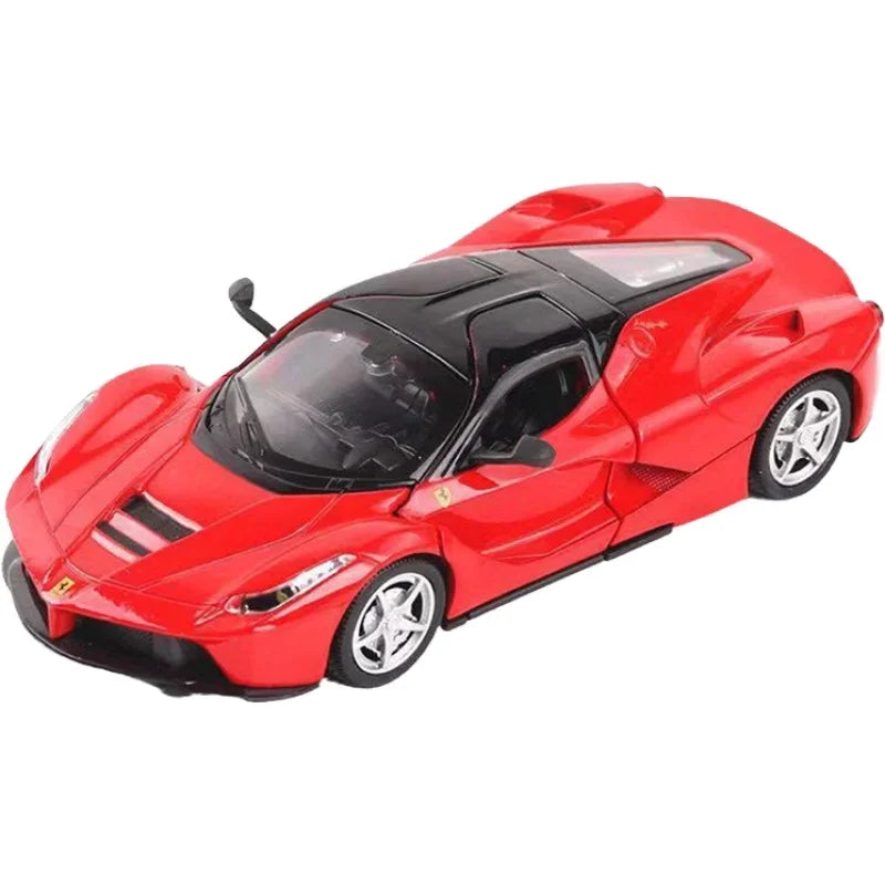 1:32 Ferrari Laferrari FXXK Toy Alloy Car Diecasts  Toy Vehicles Sound and light Car Model Collection Car Toys For Children