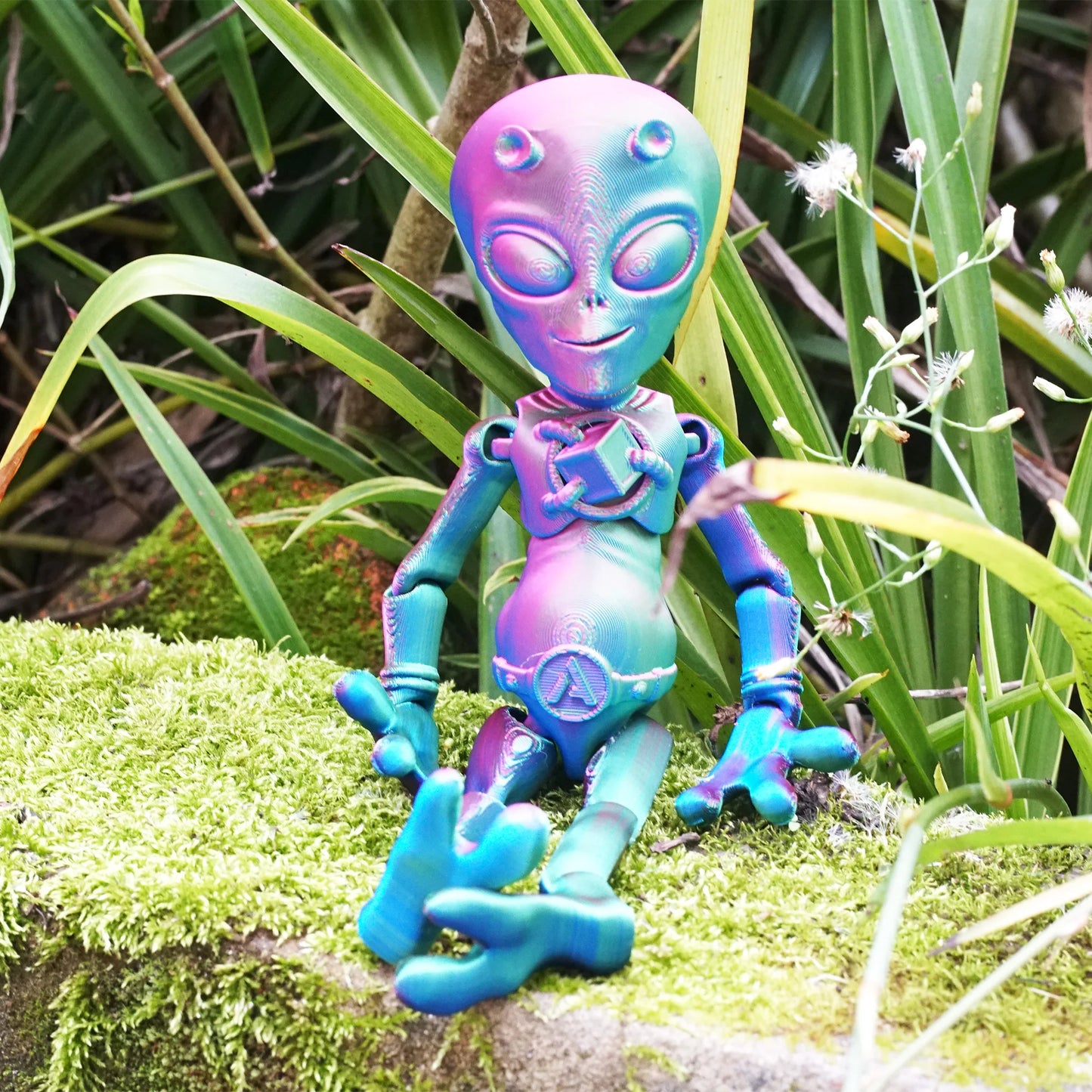 3D printed laser alien creative collectibles, anime models, home decor tabletop ornaments