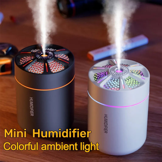 180ML Mini Air Humidifier USB Electric  Aroma Diffuser Essential Oil Purifier Aromatherapy Mist Maker Lights for Car Office Home