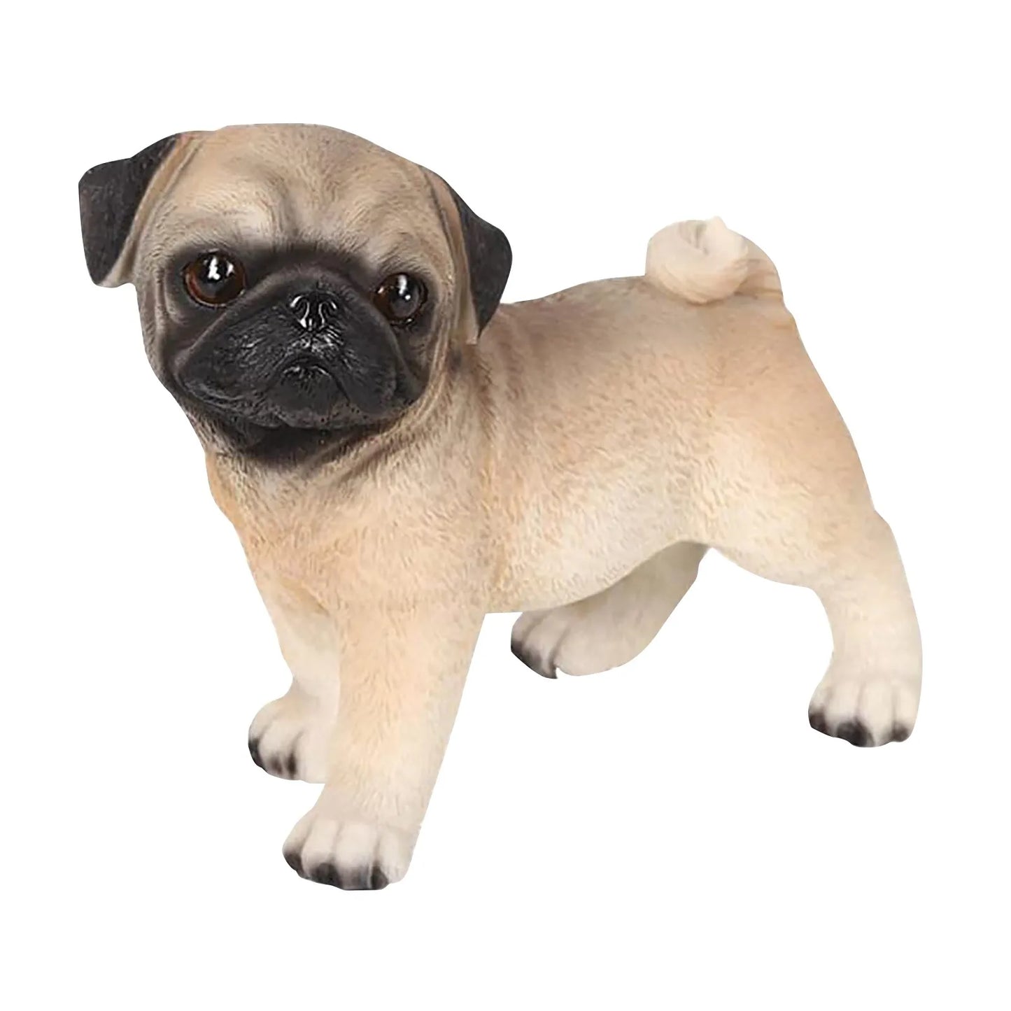 Pug Dog Statue Decoration Ornaments,Birthday Gifts Resin Craft Jewelry