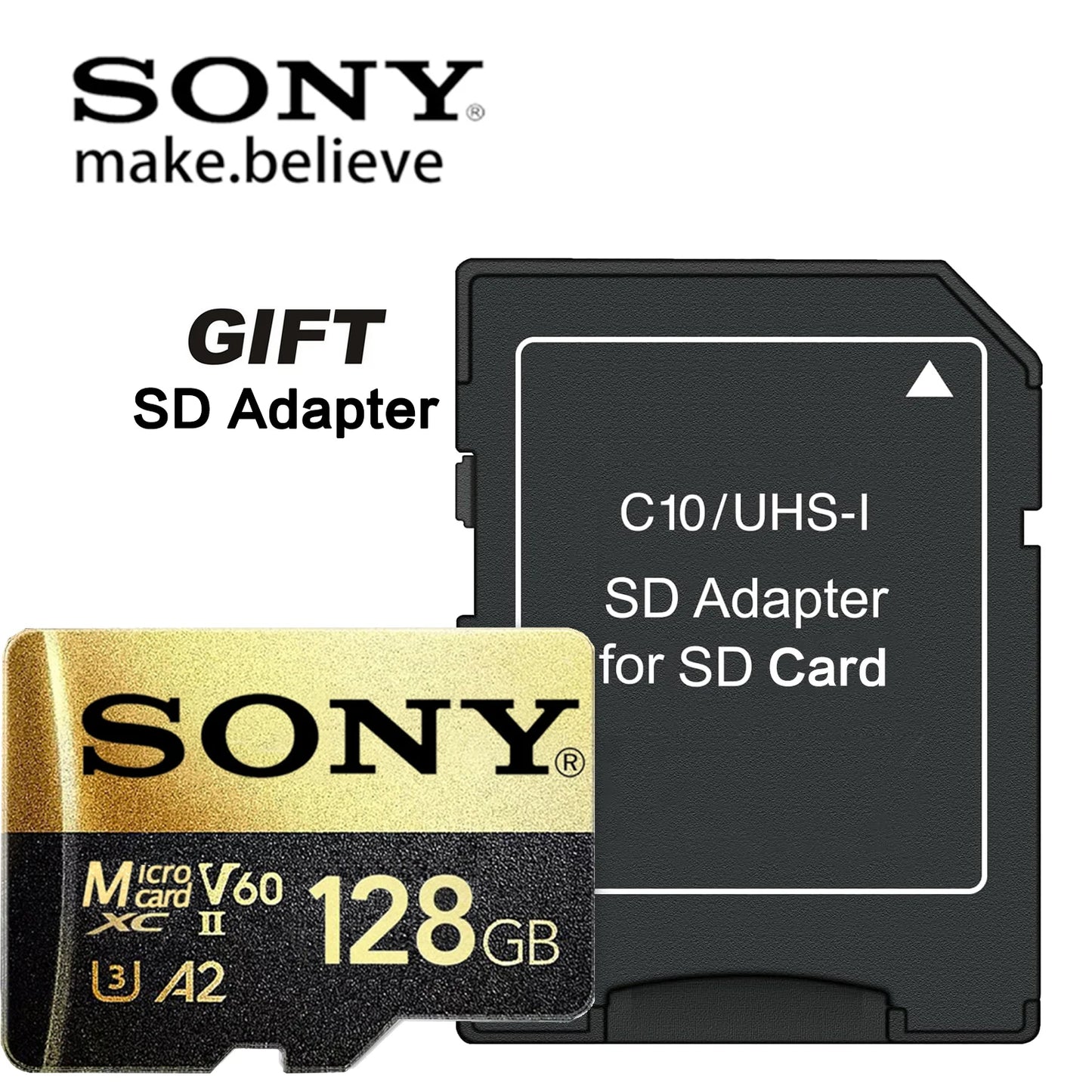 Sony SD Memory Card High Speed Micro TF SD Card 128GB 1TB 512GB 256GB A2 U3 V30 SD TF Flash Cards For Xiaomi Phone Computer