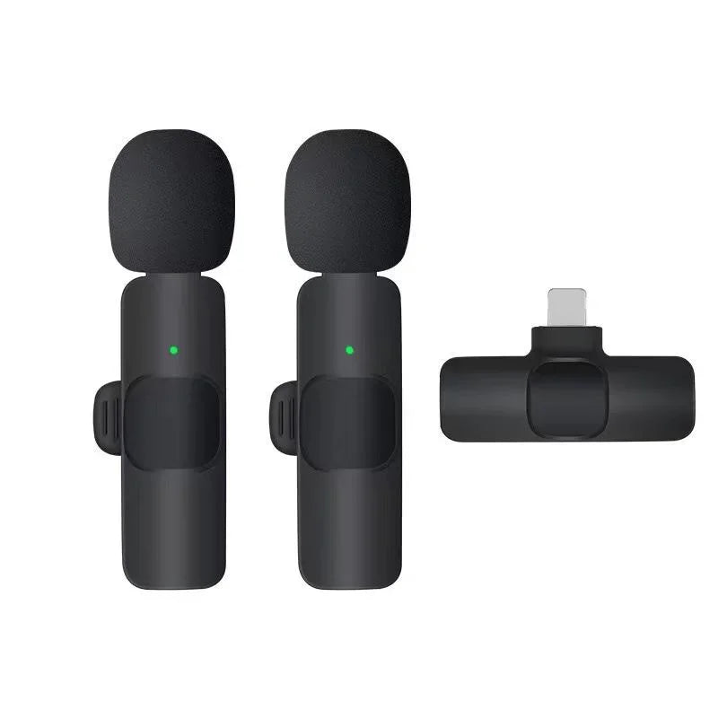 Xiaomi Wireless Lavalier Microphone Portable Audio Video Recording Mini Mic for iPhone Android Live Broadcast Gaming Phone Mic