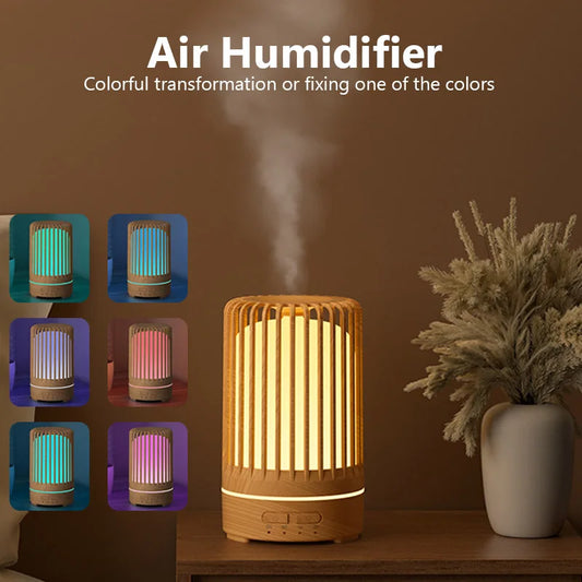 150ml Ultrasonic Aroma Diffuser USB Air Humidifier 7-color Night Light Essential Oil umidificador For Home Office Car Sprayer 1p