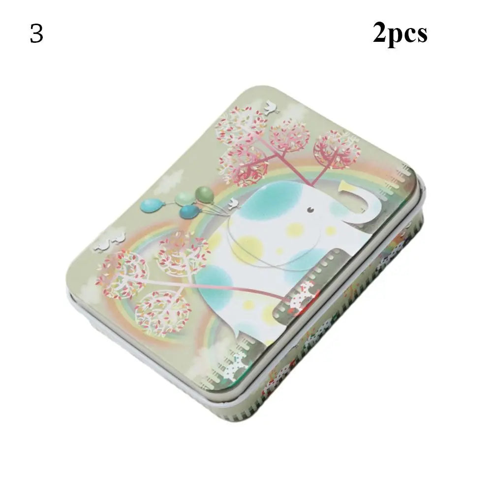 Multiple Styles Aluminum Tin Jar Square Shape Cosmetic Container Refillable Tea Cans Bottles Metal Box for Cream Balm Candle