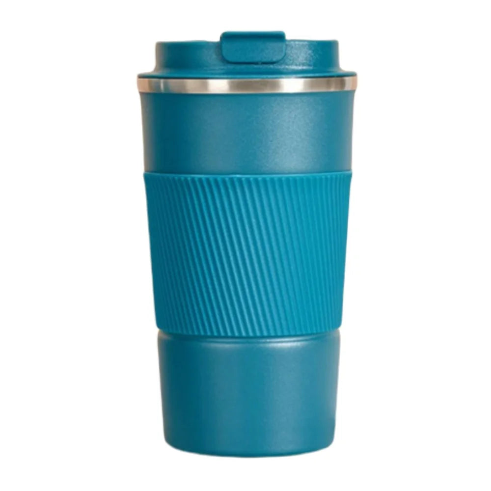 Stainless Steel Insulated Cup 12.85/17.25oz Double-layer Leak-Proof Travel Mug For Outdoor Sports Car Use Portable Vacuum Bottle