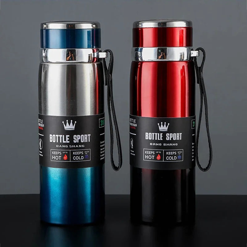 Double Wall Stainles Steel Water Bottle Thermos Bottle Keep Hot and Cold Insulated Vacuum Flask for Sport