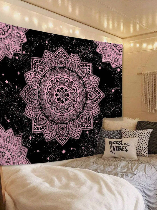 Floral Mandalas Tapestry 3D Print Tapestry Wall Hanging Bohemian Wall Tapestries Mandala Wall Art Decor Wall Top Tapestry