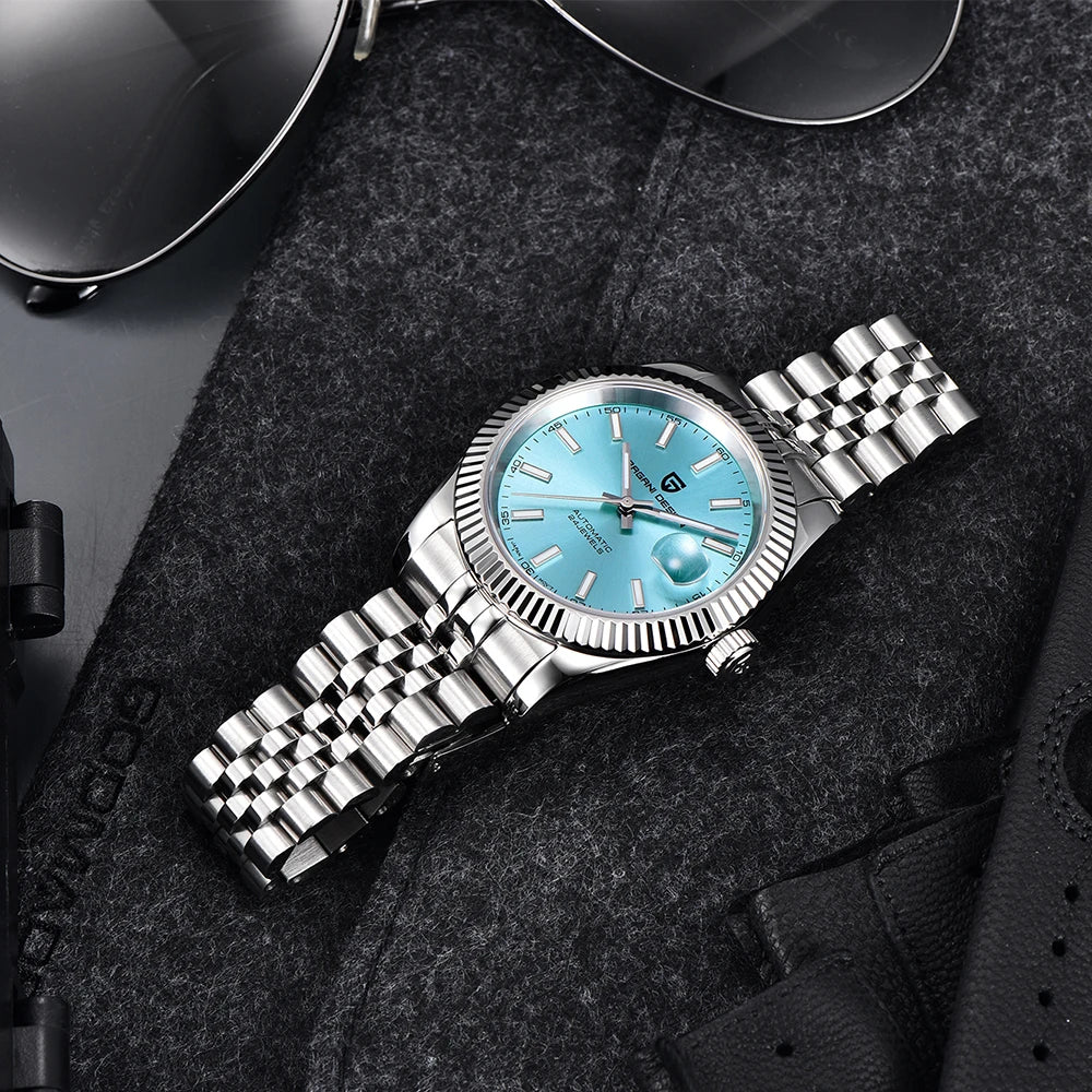 2023 New PAGANI DESIGN 42MM Men Mechanical Watches Commercial NH35 Automatic Watch 100M Waterproof Stainless Steel Watch for Men