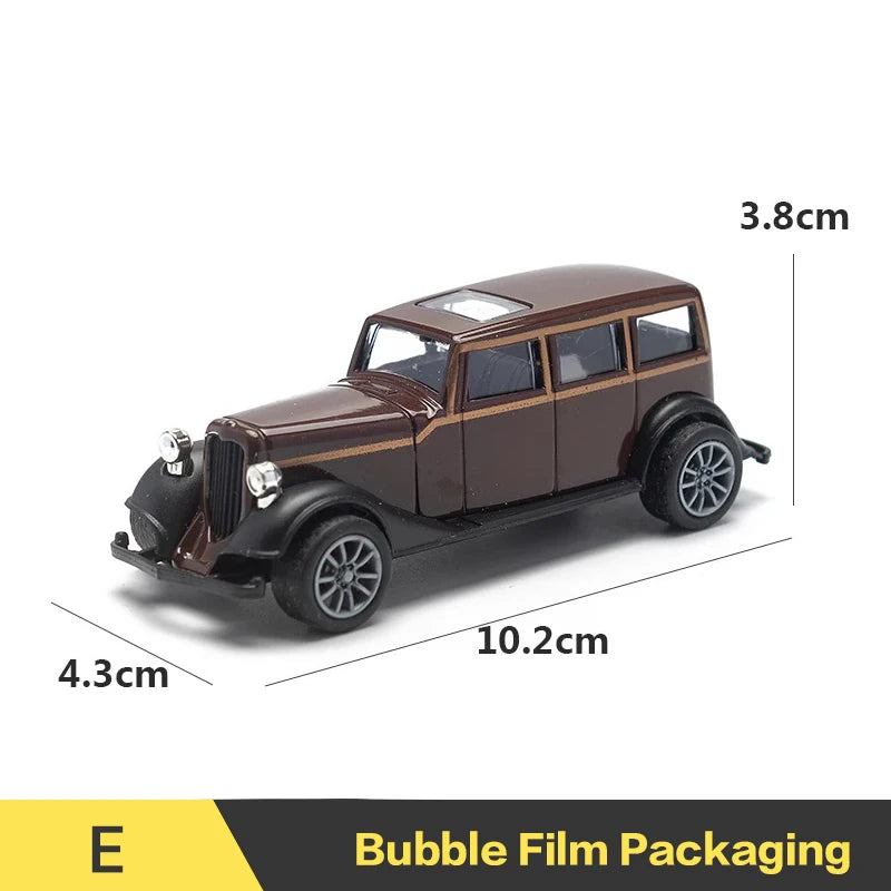 1:43 Alloy Vintage Diecast Car Model Car Classic Cadillacs V8 Pull Back Car Model Miniature Vehicle Replica Gift For Kids Adults