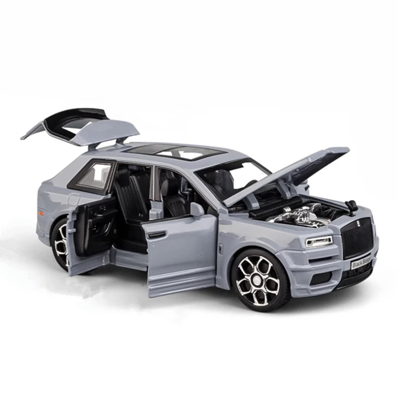 1:32 Rolls Royce Cullinan SUV Alloy Luxy Car Model Diecast Metal Toy Vehicles Car Model Sound and Light Simulation Children Gift