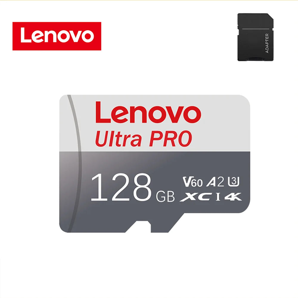 Lenovo 2TB High Speed SD Card 512GB Micro TF Memory Card  1TB Mini SD Card 256GB 128GB TF Card V90 Speed Class 4K Video Recordin