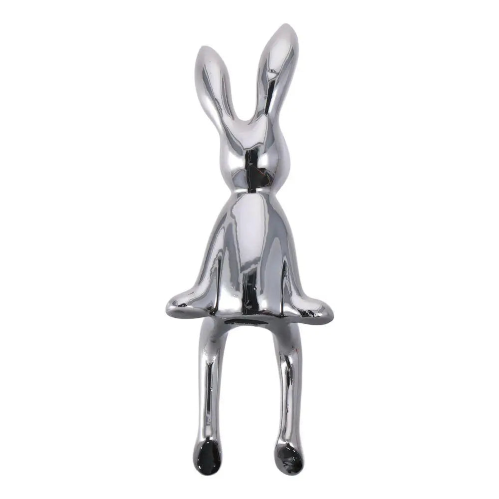 New Ceramics Rabbit Ornament Rabbit Silver/White/Gold Home Decoration Ornaments Table Decoration Ornaments Home