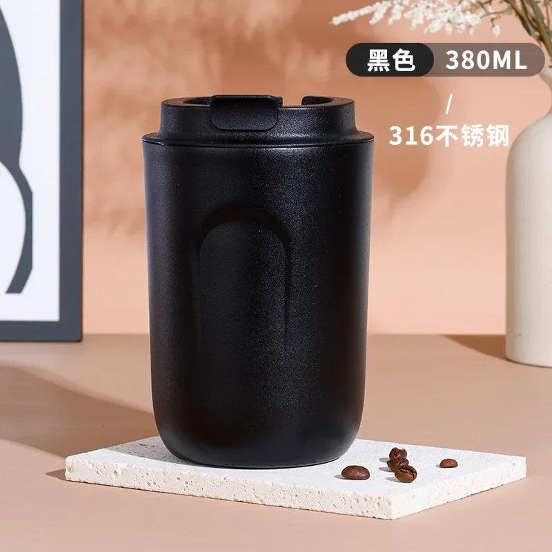 220ml Thermos Bottle Coffee Mug Stainless Steel Cup Thermal Leakproof Vacuum Flasks Double Wall Tumbler Insulated Water Bottle