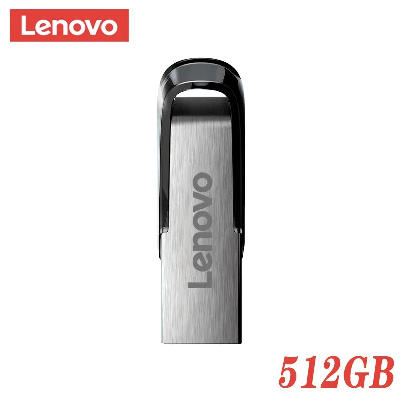 Lenovo Usb Flash Drive 2TB 1TB 3.0 Waterproof High Speed USB Stick Portable 128GB SSD 512GB Metal Pendrive U Disk Memorie For PC