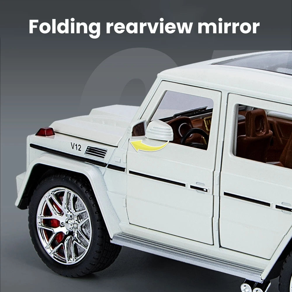 1:24 Scale Car Model Benzs G63 G-Class SUV Alloy Miniature Car Diecast Metal Sound＆Light Collection Children Toy Vehicles Gift