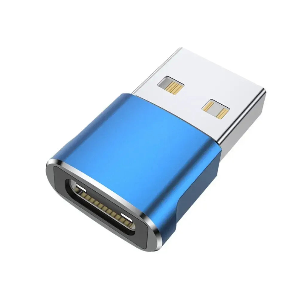 USB 2.0 Type C USB Male Adapter Black Aluminium USB-C Male OTG Converter Mini Metallic colours for Type-C Port