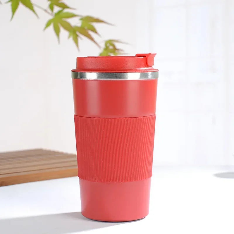 380ml 510ml Stainless Steel Coffee Cup Thermal Mug Garrafa Termica Cafe Copo Termico Caneca Non-slip Travel Car Insulated Bottle