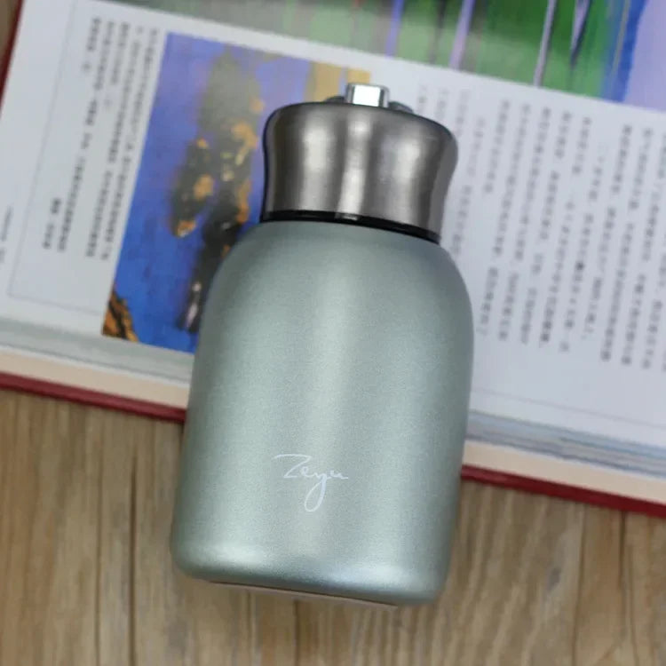 300ml Stainless Steel Mini Coffee Vacuum Flasks Lovely Double Vacuum Thermos Portable Travel Water Bottle Cups Insulated Cup