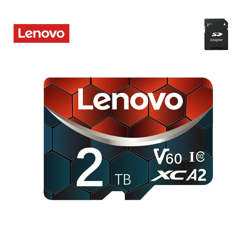 Lenovo 2TB SD Card 1TB 512GB A2 U3 Micro TF SD Card 128GB  High Speed MLC TF Card UHS-II SD Card for Sony A7IV 256GB Memory Card