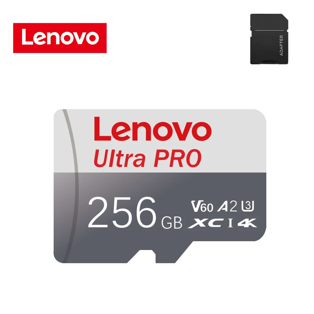 Lenovo 2TB High Speed SD Card 512GB Micro TF Memory Card  1TB Mini SD Card 256GB 128GB TF Card V90 Speed Class 4K Video Recordin