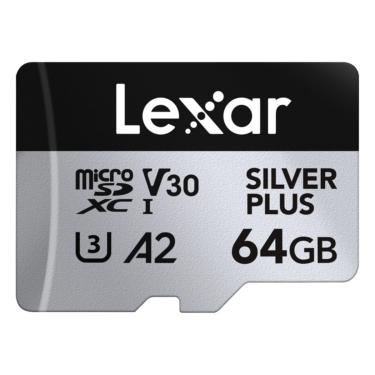 Original Lexar TF Card A2 U3 MicroSDXC 64GB 128GB 256GB Flash Memory Card Silver Plus 205MB/S Micro SD Card for Phone Tablet