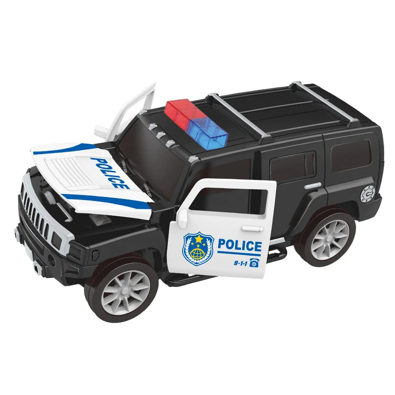 High Simulation Siren Police Cars Kid Electric SUV Model Music with Lights Car Children‘s Puzzle Toys Birthday Gifts for Boys