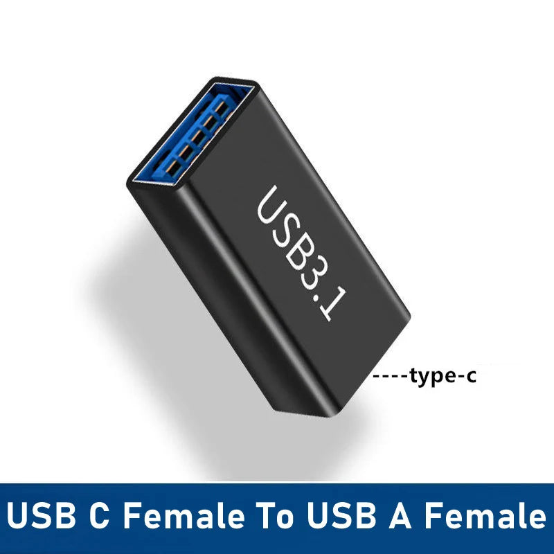 USB 3.0 Connector USB To USB Adapter 5Gbps Gen1 Male to Male Female USB Converter SSD HDD Cable Extender USB 3.0 Extension Plug