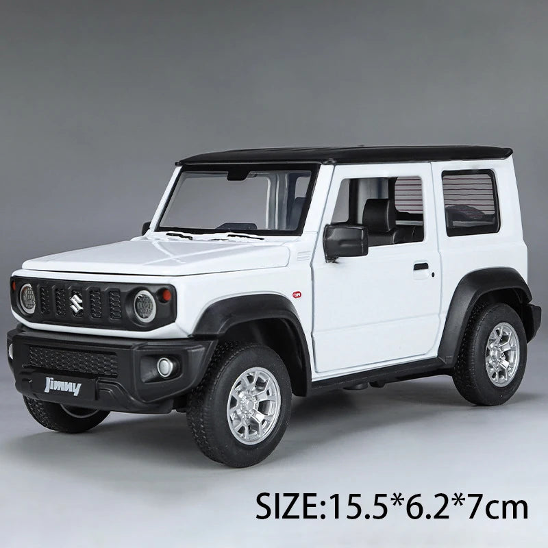 1:24 SUZUKI Jimny Alloy Car Model Diecasts Metal Off-Road Vehicles Car Model Sound and Light Simulation Collection Kids Toy Gift