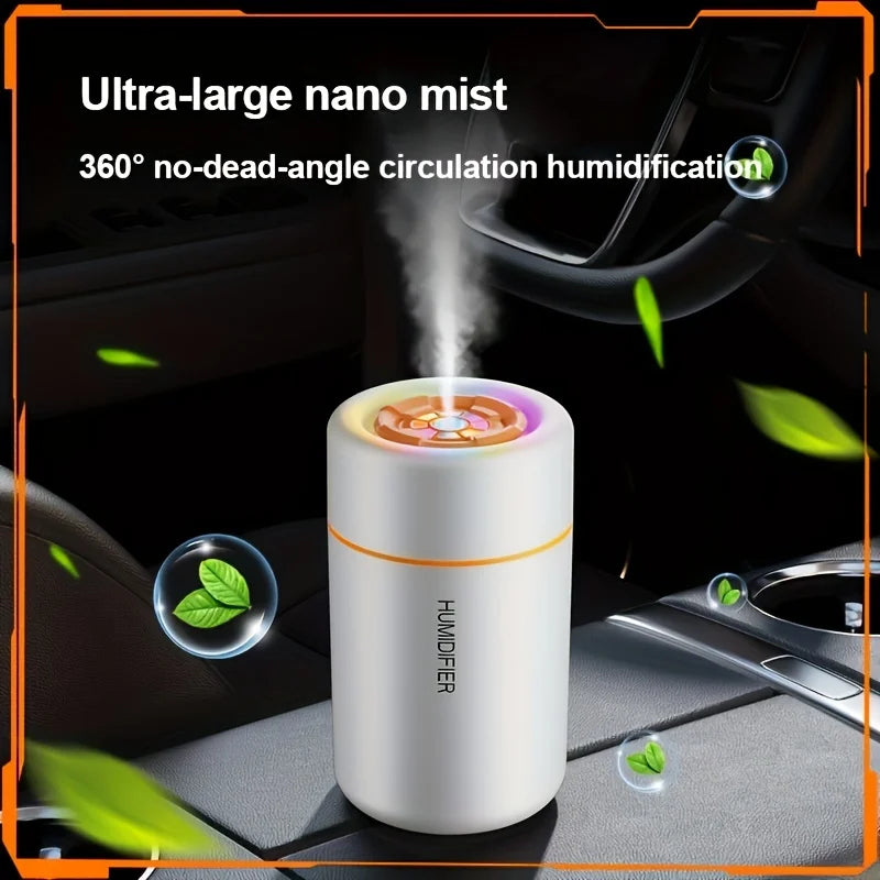 Mini USB Air Humidifier Electric Aroma Essential Oil Diffuser Purifier Aromatherapy Mist Maker Color Lights for Car Home Bedroom