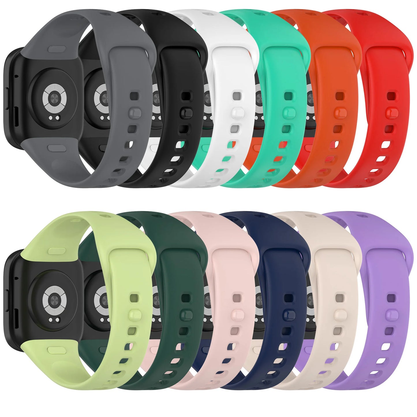 Silicone Strap for Redmi Watch 3 Smart Watch Replacement Strap Wristband Sport Bracelet for Redmi Watch3 Soft TPU Straps