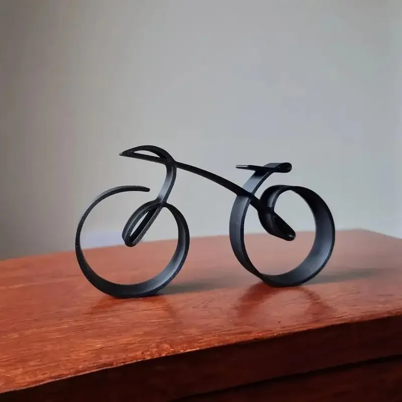 Acrylic Minimalistic Bicycle Sculpture Bicycle Ornament Personality Table Decoration Items Office Decoration GiftAcrylic Minimal