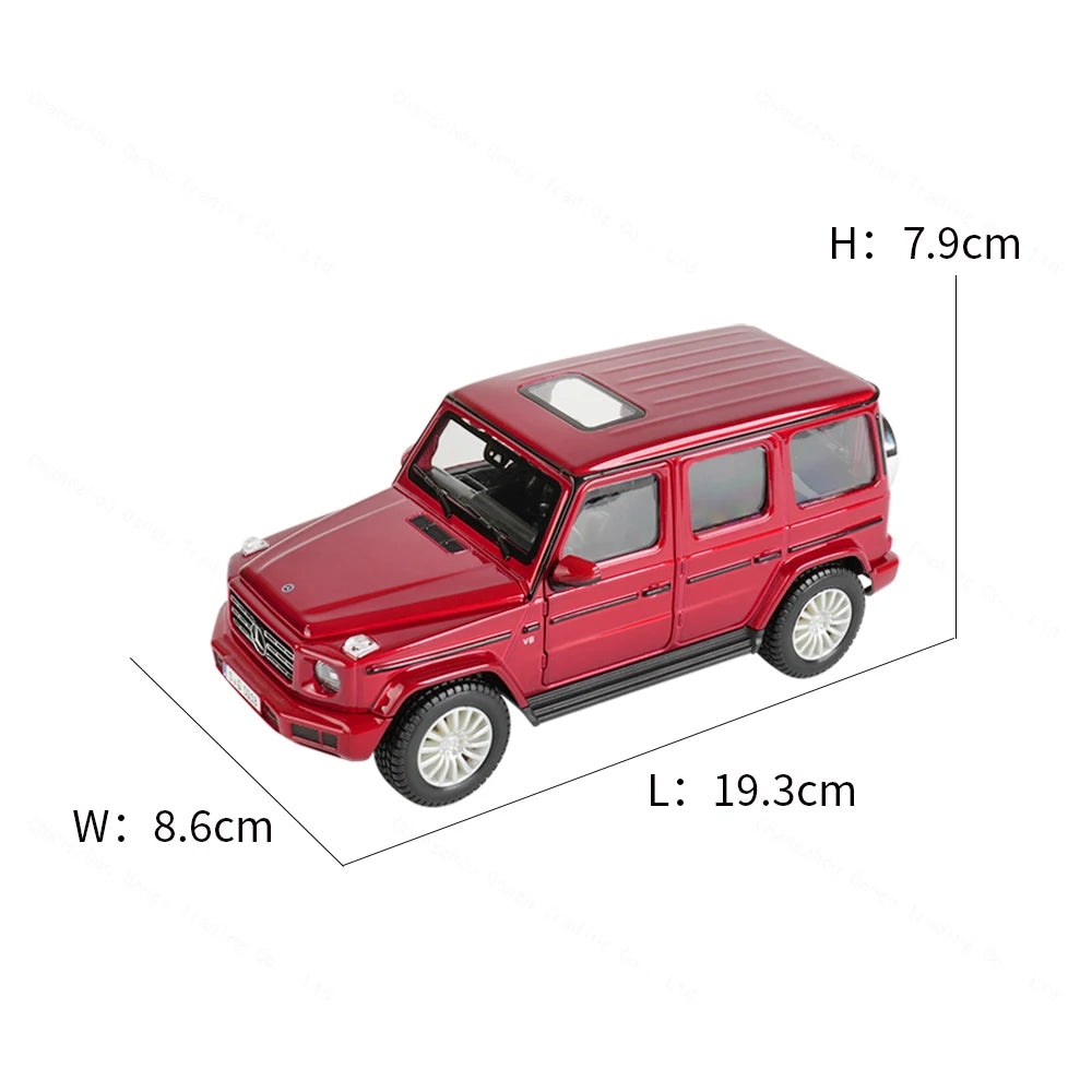 Maisto 1:24 2019 Mercedes-Benz G-Class G500 Silver Grey Static Die Cast Vehicles Collectible Model Car Toys