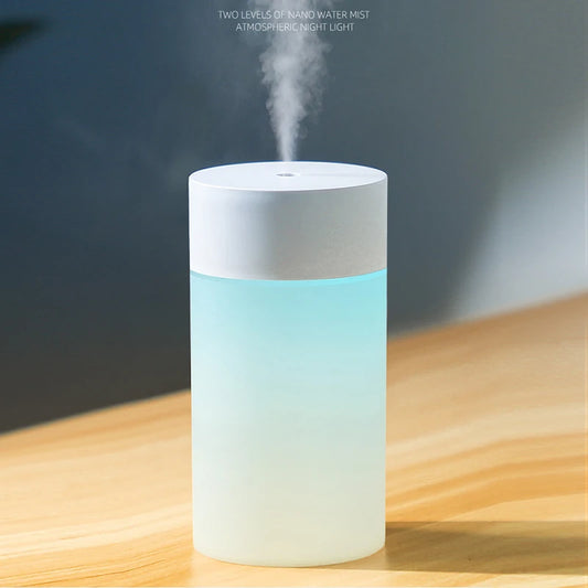 Air Humidifier Portable Mini USB Aroma Diffuser Ultrasonic Colorful Cup Bedroom Home Car Plants Purifier Humificador 260ML