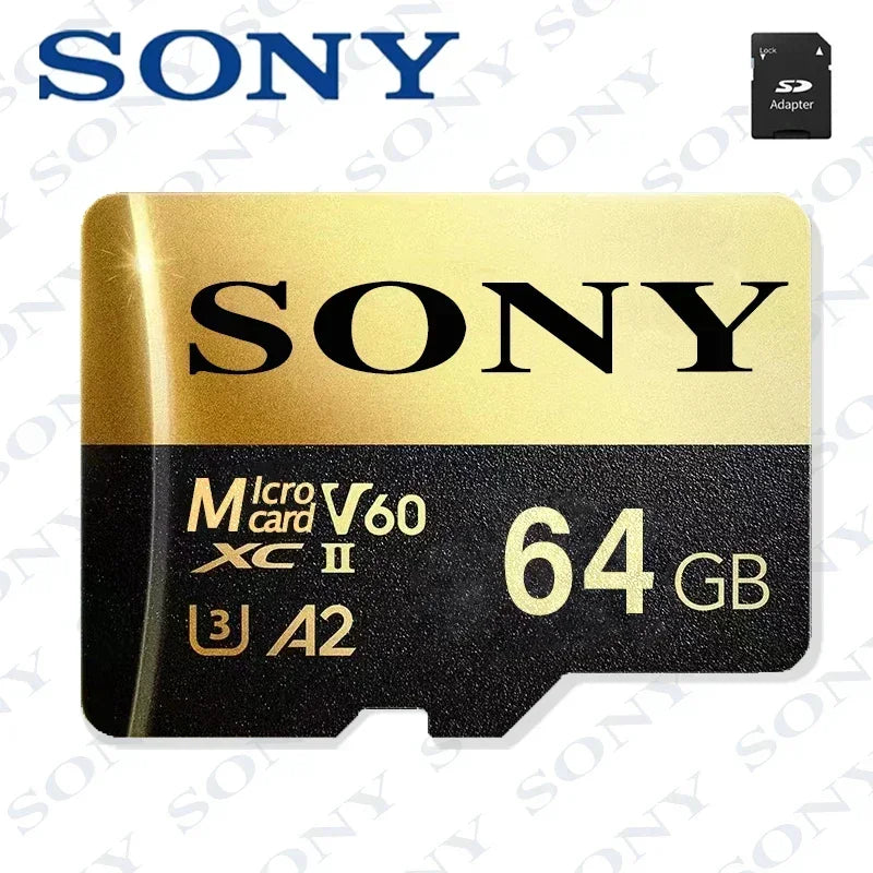 Original SONY New Micro SD Card 2TB 1TB High Speed Memory Card 512GB 128GB Class TF Card for Drone Equipment Audio PC Ps5 Game