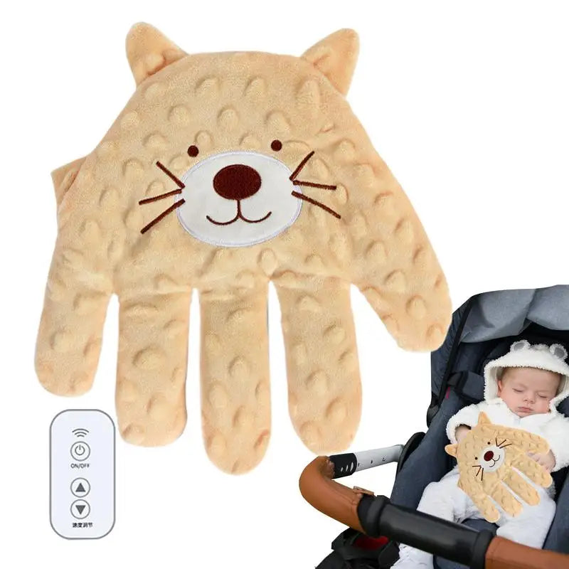 Baby Sleeping Patting Palm Remote Control Electric Soothing Hand 3 Speed Adjustable Comfort Toddler Sleep Soothing Hand Pillow