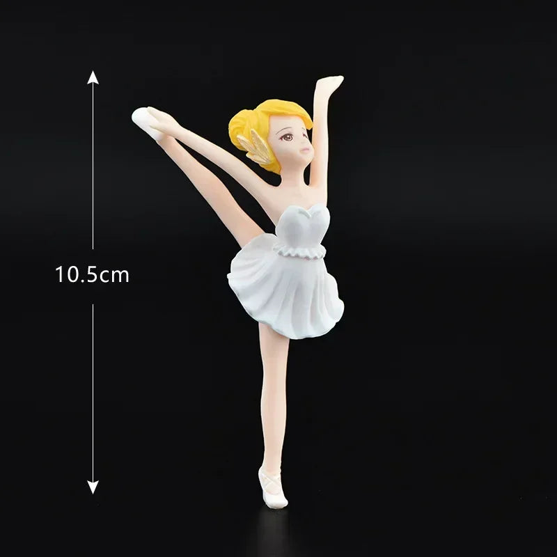 Miniature DIY Doll House Ornament Micro Landscape Garden Ornament Girls Figurines Ballerina Girls Micro Landscape Dancing Girl