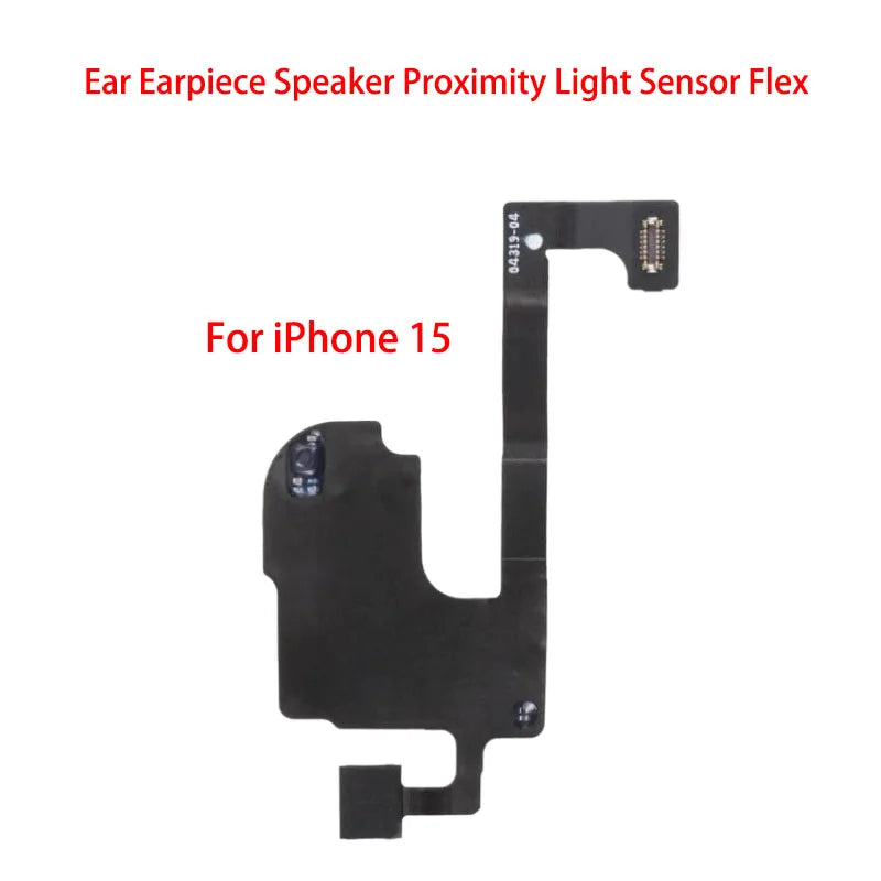 Original Earpiece Ear Speaker Earphone Front Light Sensor Flex Cable For iPhone 13 14 15 Plus Pro Max Mini