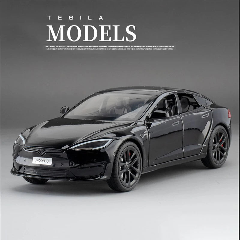 1:24 Model X Model Y Model 3 Alloy Die Cast Toy Car Model Sound and Light Children's Toy Collectibles Birthday gift