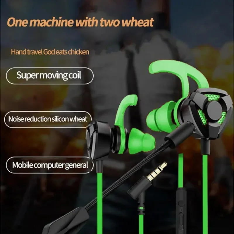 2024 Headset Gamer Headphones Wired Earphone Gaming Earbuds With Mic For Pubg PS4 CSGO Casque Phone Tablet Laptop Universal Game