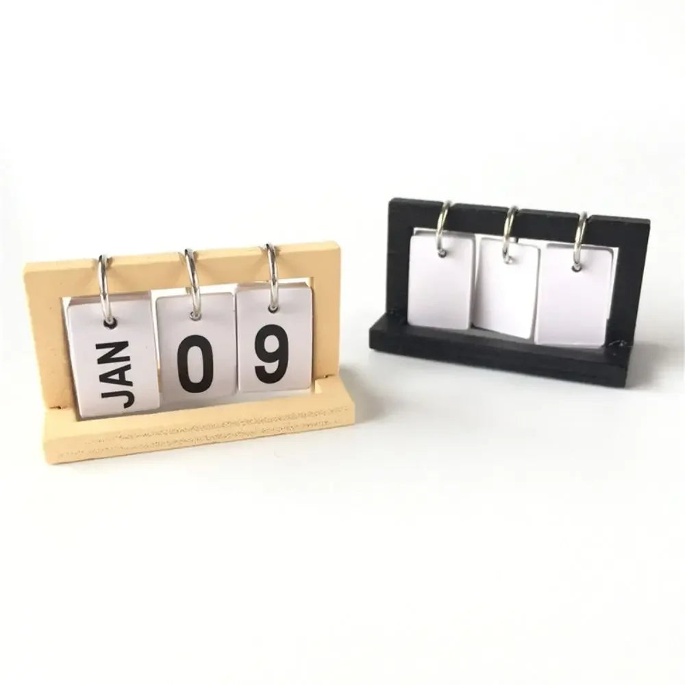 Mini Calendar Office Desk Decoration Decoration Kit Standing Calendar Work Desk Decor Mini Desk Calendar Home Figurines