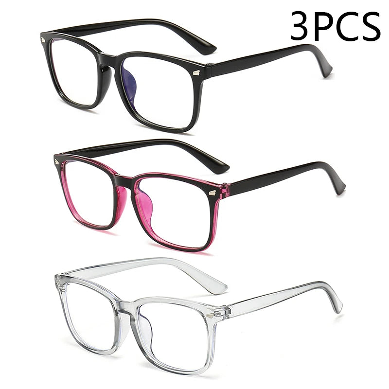 Blue Light Blocking Glasses Fashion Square Fake Eyelasses Anti Uv Ray Computer Gaming For Women And Men