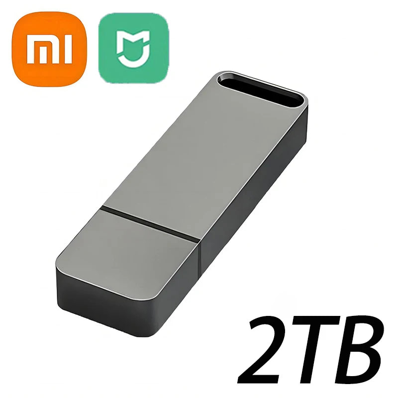 Xiaomi Mijia 16TB Flash Drive OTG USB3.2 High Speed Transfer Pen Drive Key 8TB 4TB Portable Metal Memory Drive Waterproof