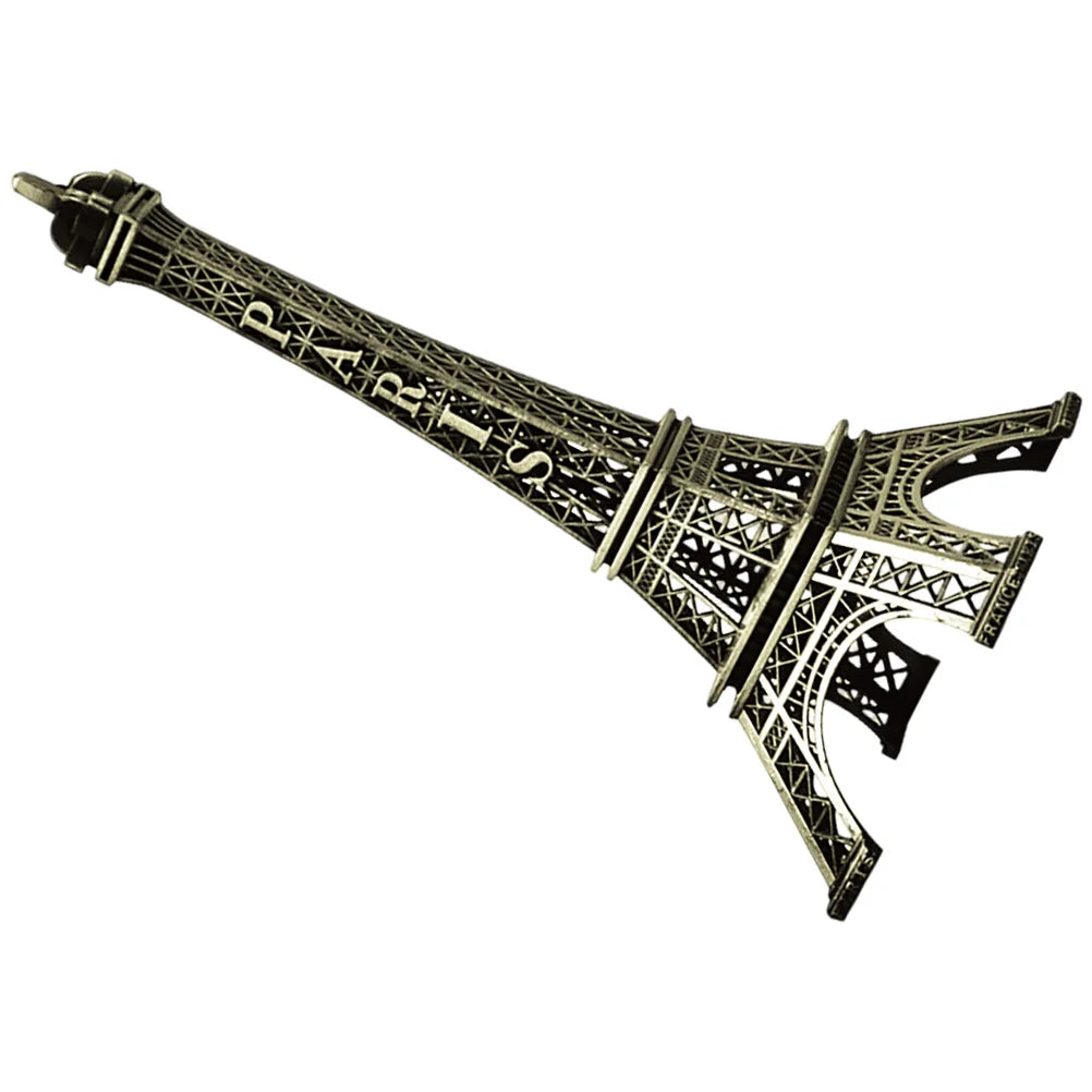 Eiffel Eiffel Tower Ornament Decor Tabletop Iron Metal Figurine French Architecture Building Model Replica